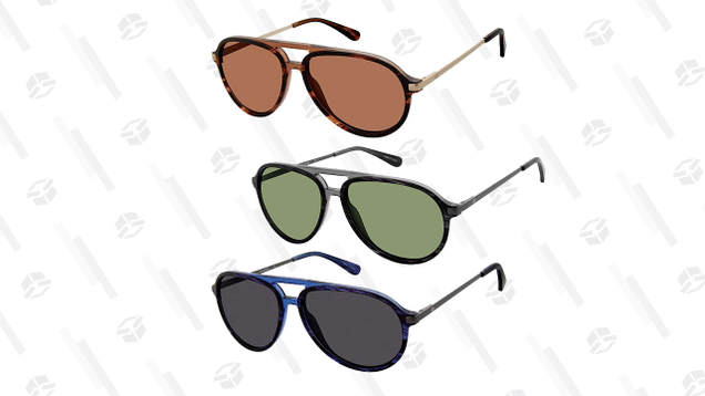 Sperry Oak Island Polarized Browline Aviator | $19 | Eyedictive | Use coupon code KINJA15